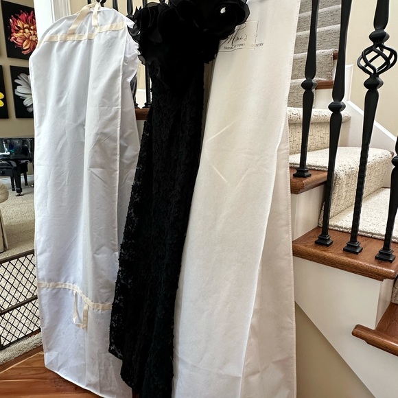 New Designer Black Dress. Montage by Mon Cheri - Picture 13 of 14